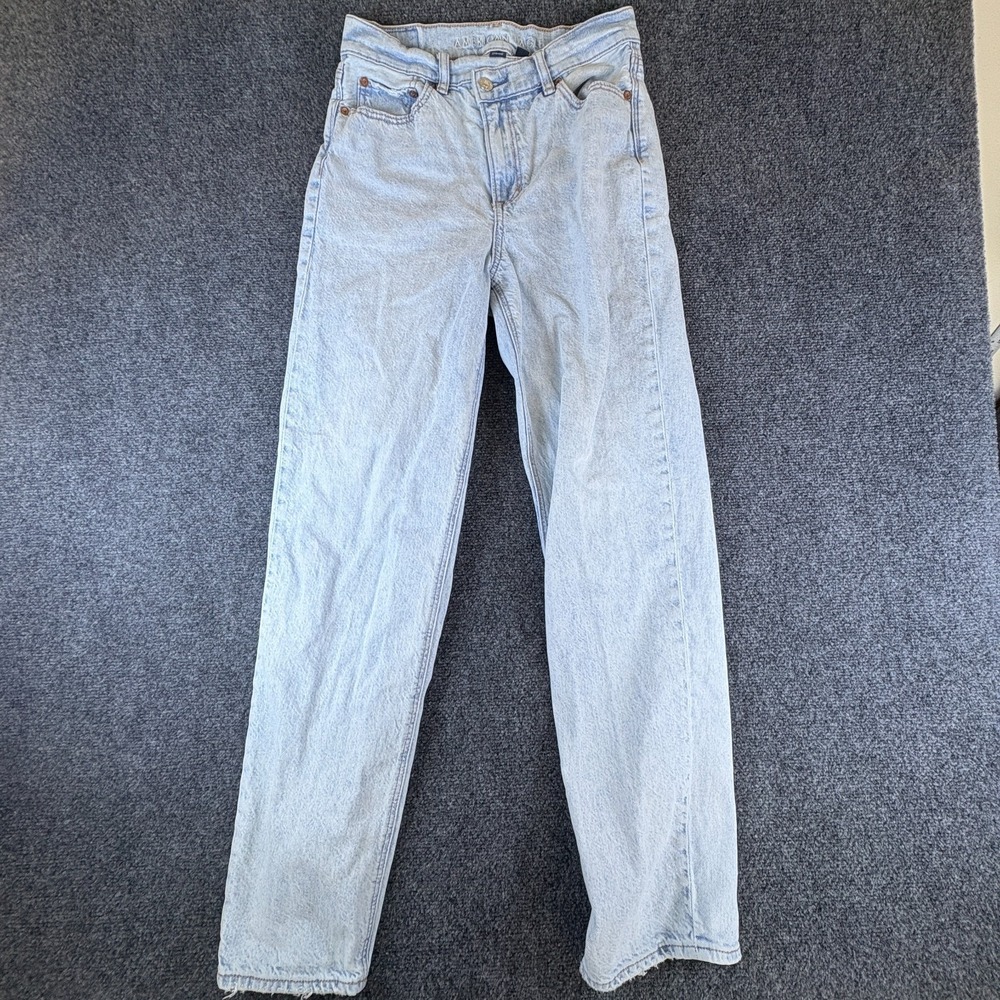 American Eagle Outfitters Strigid Jeans Womens 28x30.5 Blue Light Wash Denim